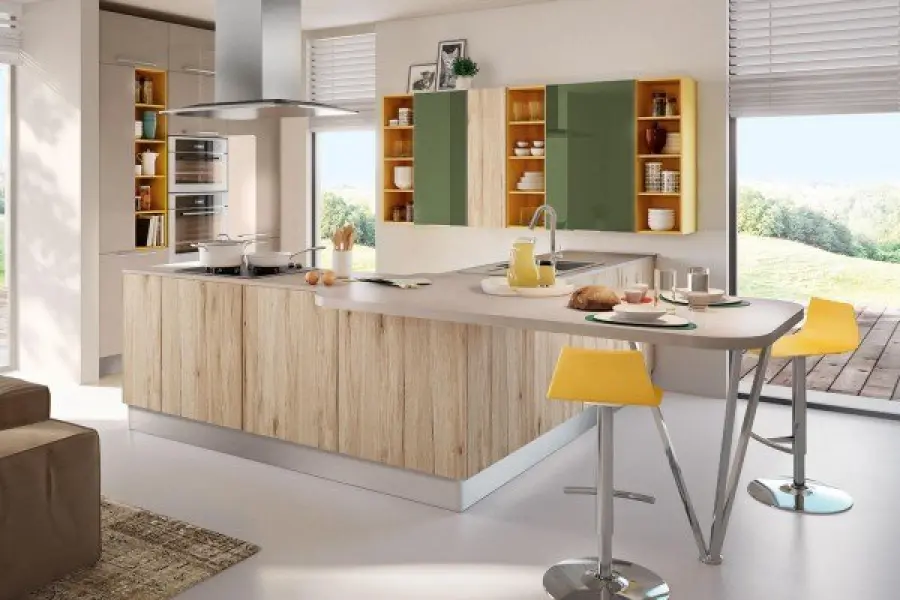 Cucine bicolore, quando il trend è bicromatico