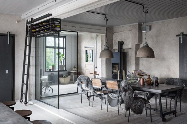 Case in stile industriale